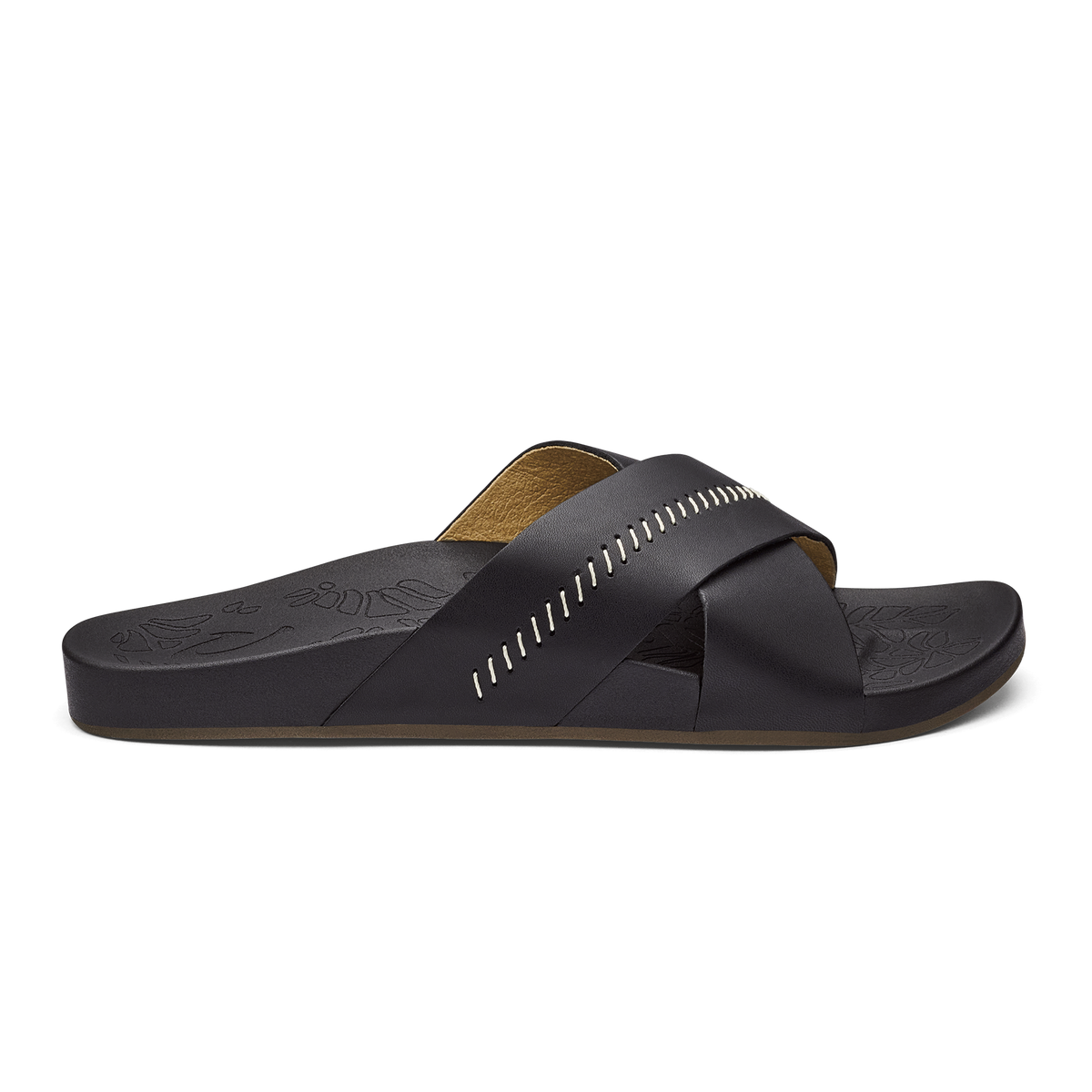 OluKai Women | Kipe‘a ‘Olu Women‘s Slide Sandals - Black