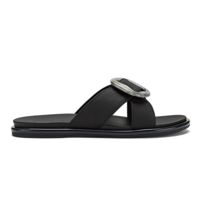 OluKai Women | La‘i Slide Women’s Slide Beach Sandals - Lava Rock