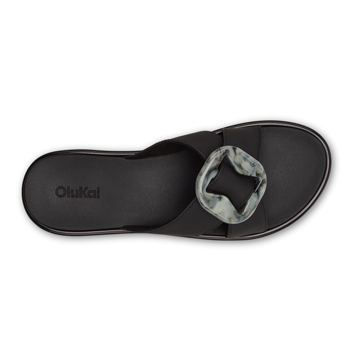 OluKai Women | La‘i Slide Women’s Slide Beach Sandals - Lava Rock