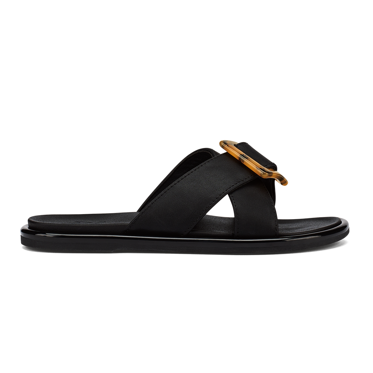 OluKai Women | La‘i Slide Women’s Slide Beach Sandals - Black