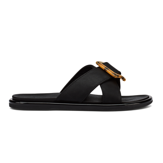 OluKai Women | La‘i Slide Women’s Slide Beach Sandals - Black