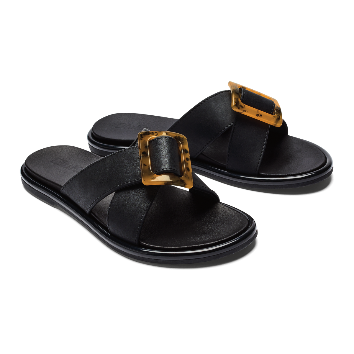 OluKai Women | La‘i Slide Women’s Slide Beach Sandals - Black