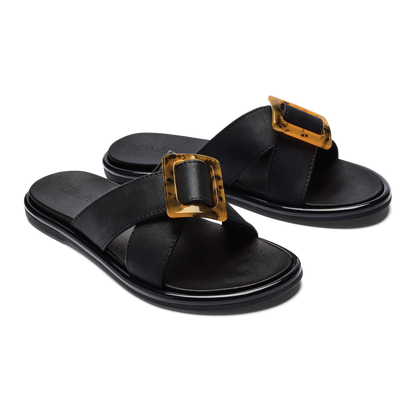 OluKai Women | La‘i Slide Women’s Slide Beach Sandals - Black