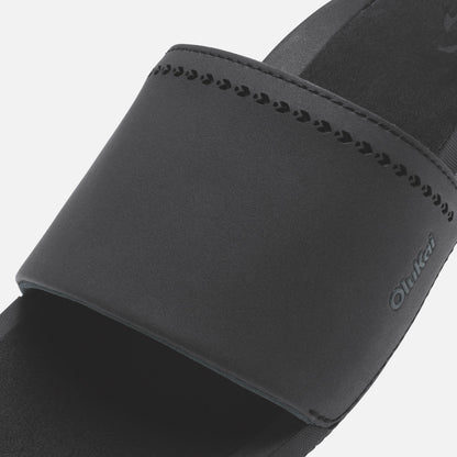 OluKai Women|New Arrivals | Ulele Slide - Black / Black