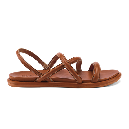 OluKai Women | Tiare Strappy Women’s Leather Sandals - Fox