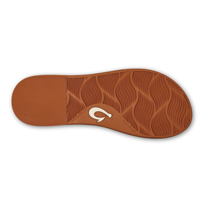 OluKai Women | Tiare Strappy Women’s Leather Sandals - Fox