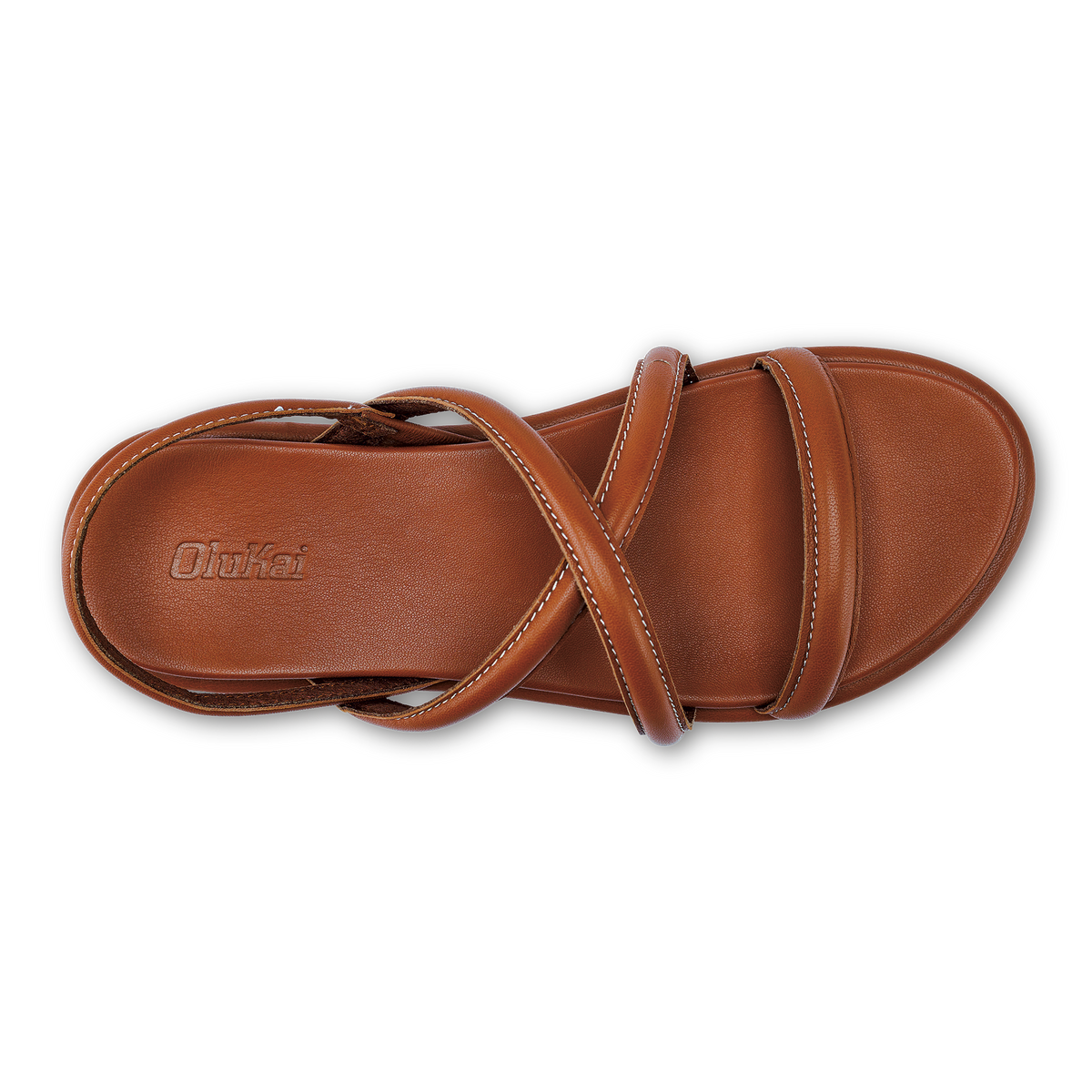 OluKai Women | Tiare Strappy Women’s Leather Sandals - Fox