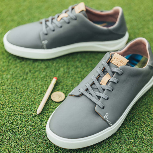 OluKai Women | Wailea Women’s Waterproof Leather Golf Shoes - Stone